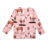 Long-sleeved shirt made of cotton (organic)